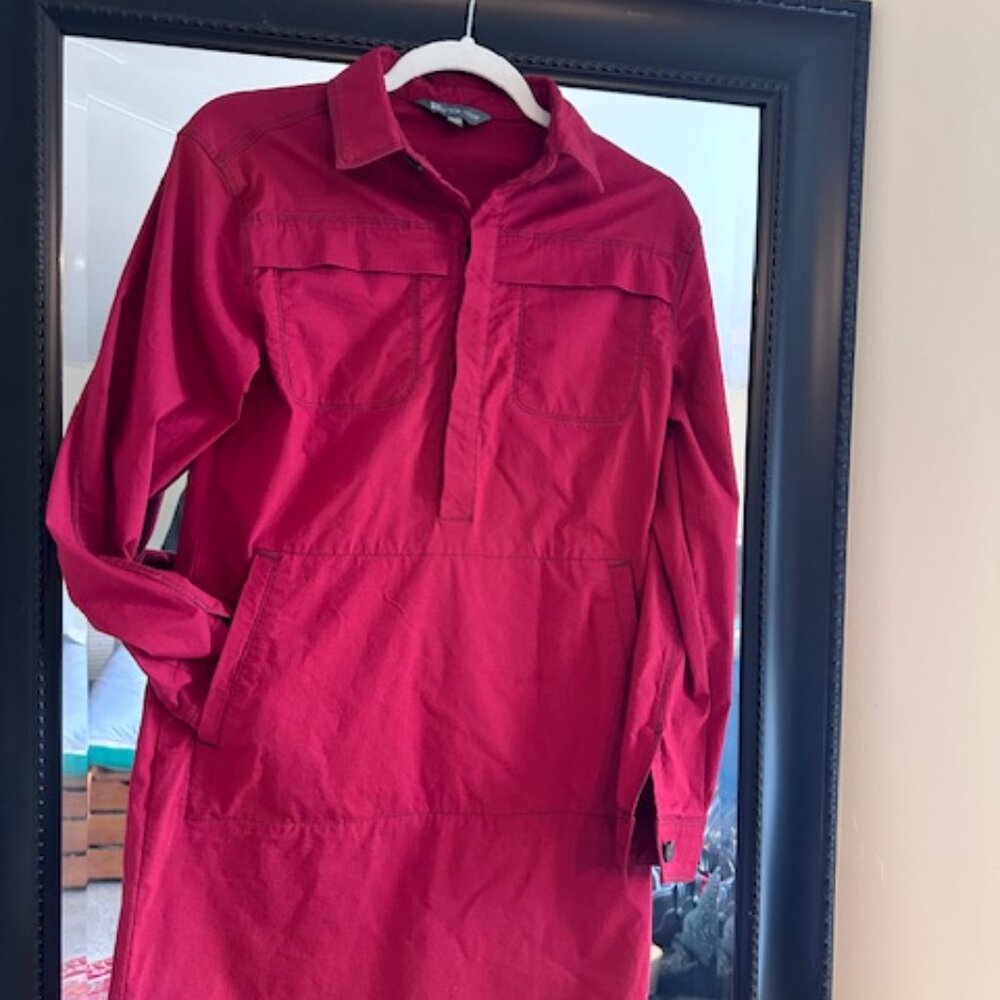 Title Nine Red Shirt Dress